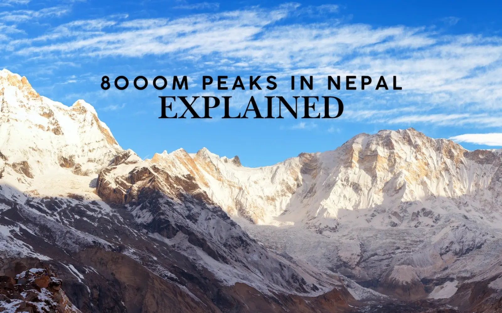 8000 meters peaks in Nepal