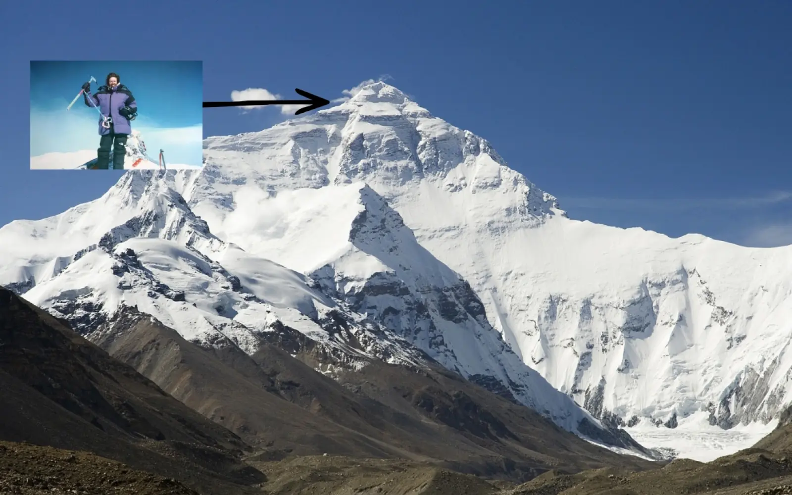 Sleeping Beauty of Mount Everest