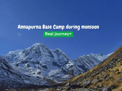 Annapurna Base Camp Trek During Monsoon – A Raw Himalayan Journey in Nepal
