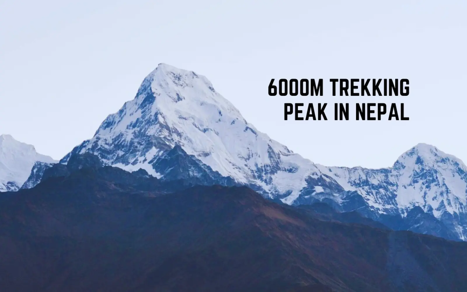 top 6 6000 trekking peaks in nepal