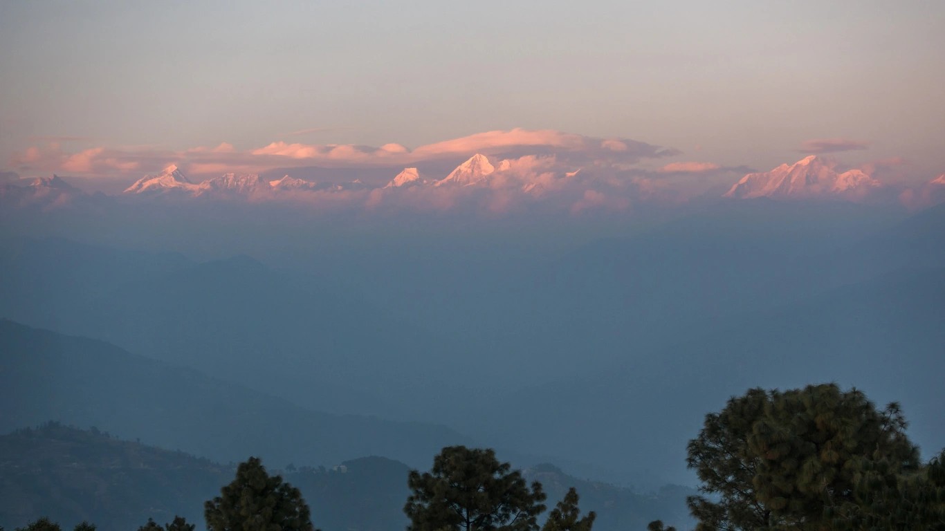 sunset sarangkot