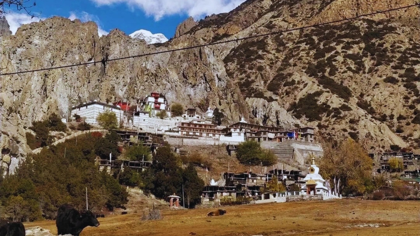 Brakha monastery - must-visit on Annapurna Circuit Trek