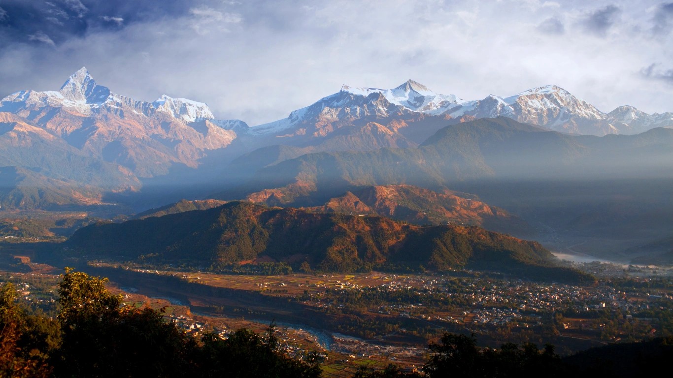 mountain from sarangkot