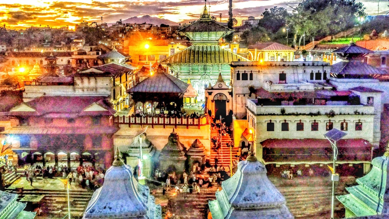 Rituals at pashupatinath temple