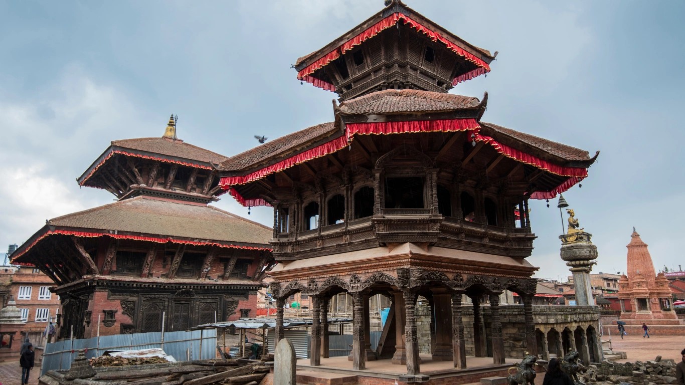 There are 4 squares in bhaktapur durbar