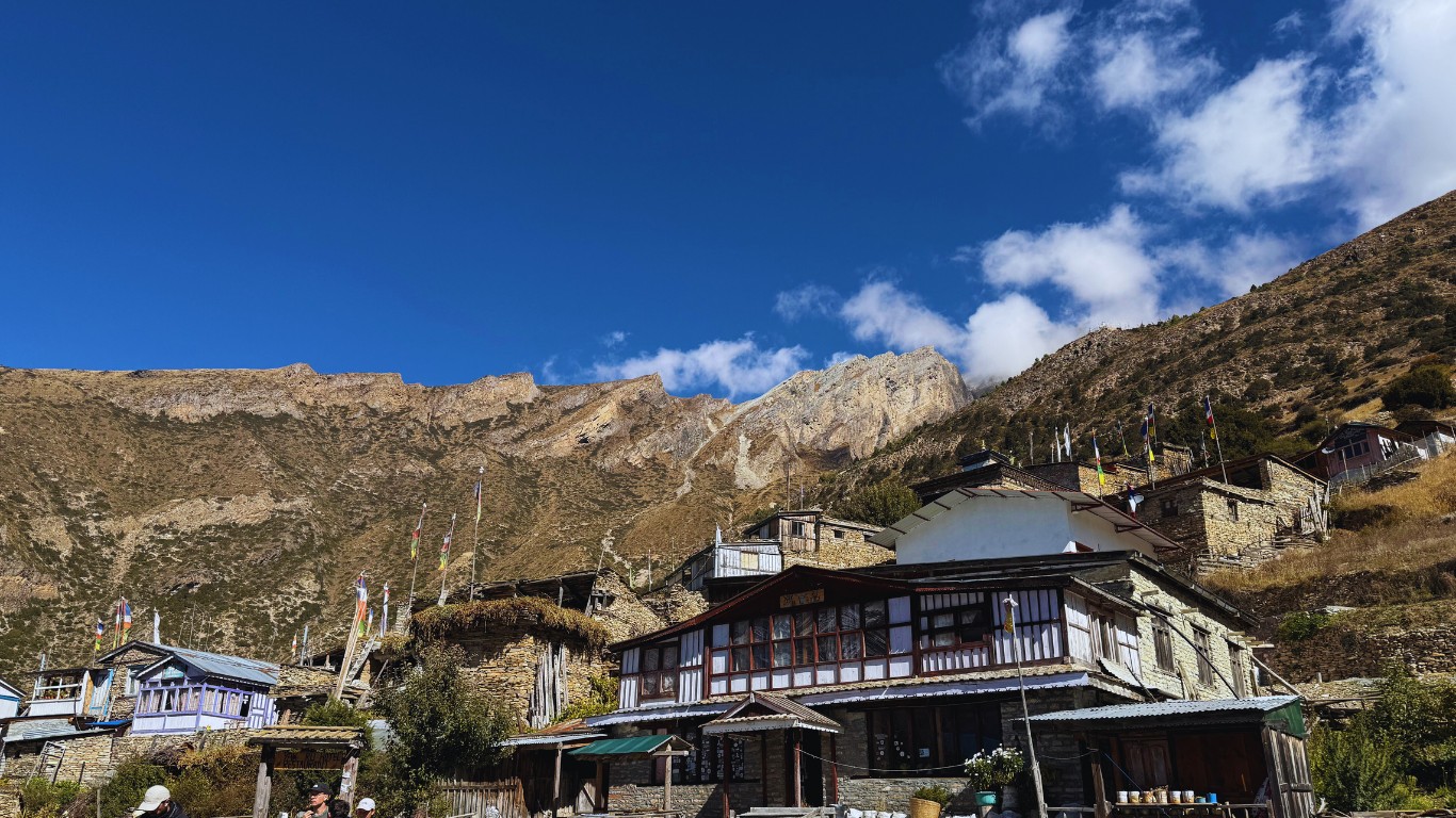 Ghyaru village - hidden gem on Annapurna Circuit Trek
