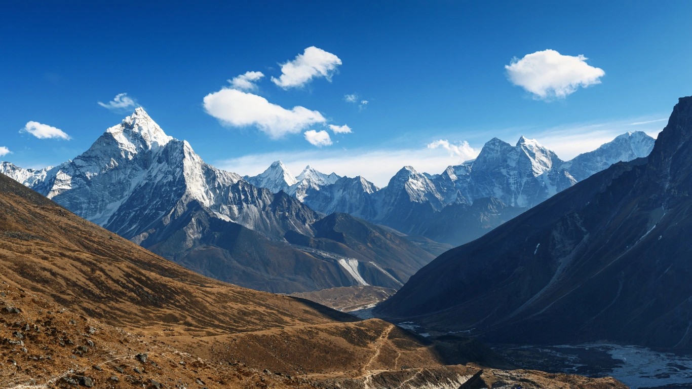 All mountains in Nepal