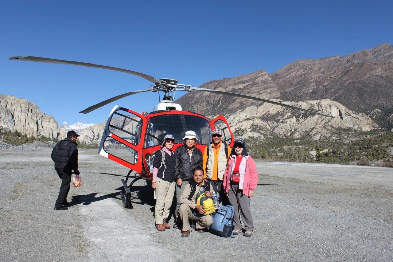 Air Dynasty helicopter landing at Lukla Nepal $600 monsoon 2-pilot safety rule 2026 alternative to plane