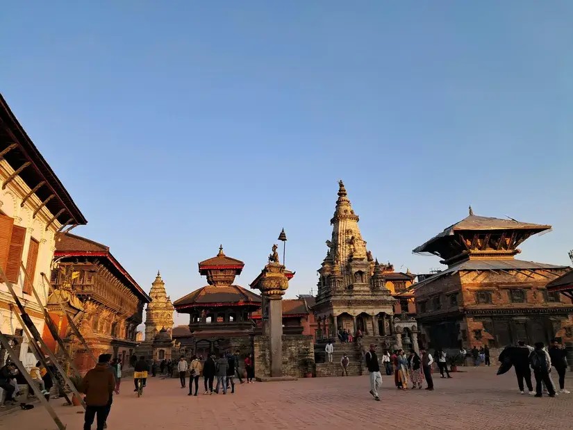 Patan Durbar Square showcases centuries-old architecture and sacred art, a highlight of Nepal’s spiritual heritage.