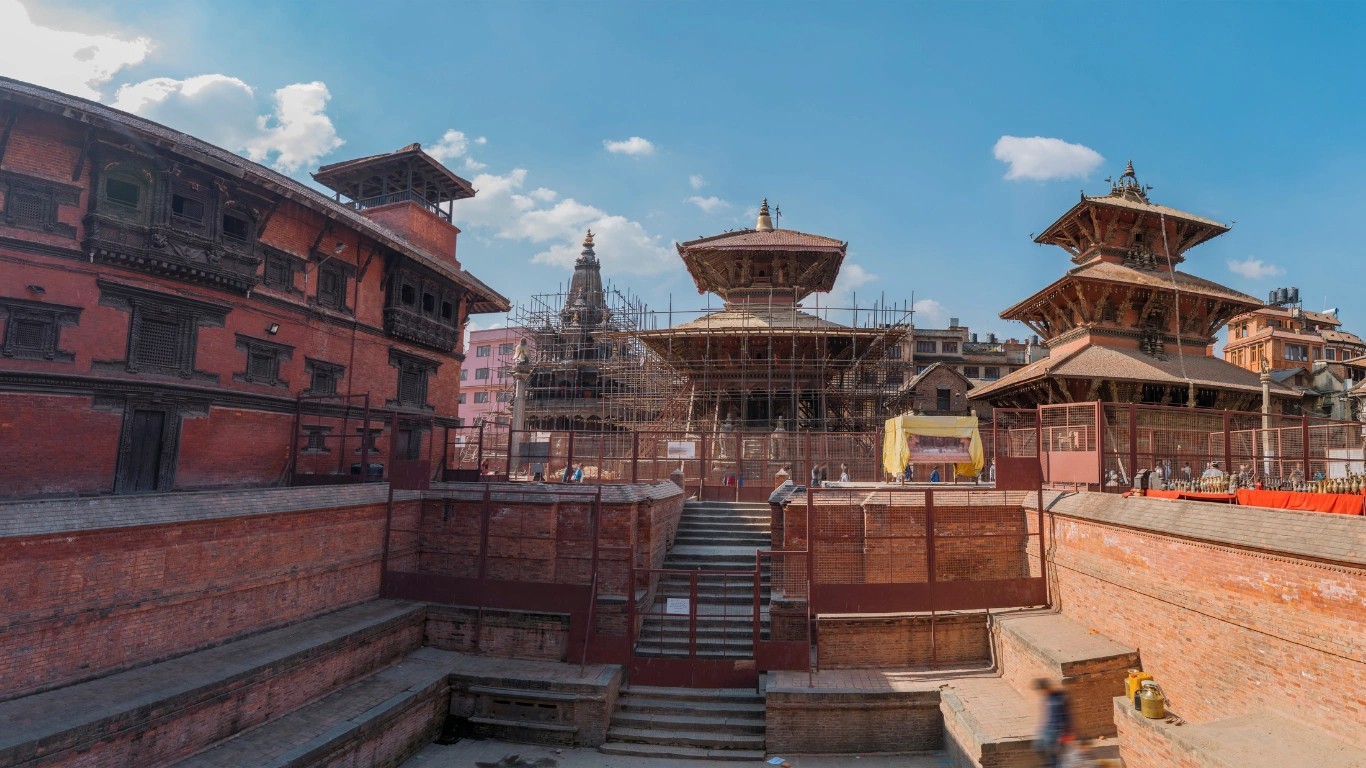 beautiful temples of Bhaktapur durbar square