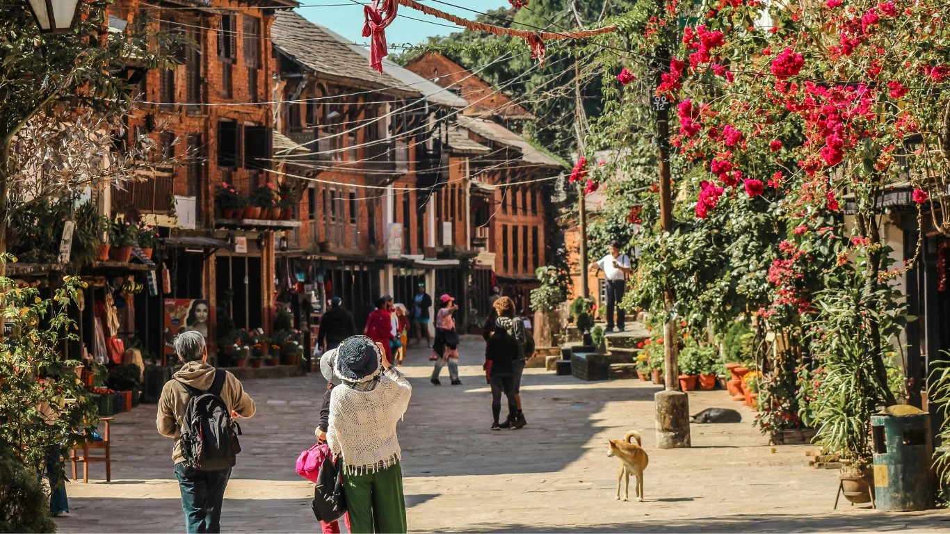 couples at bandipur street one of the hidden romantic places in nepal