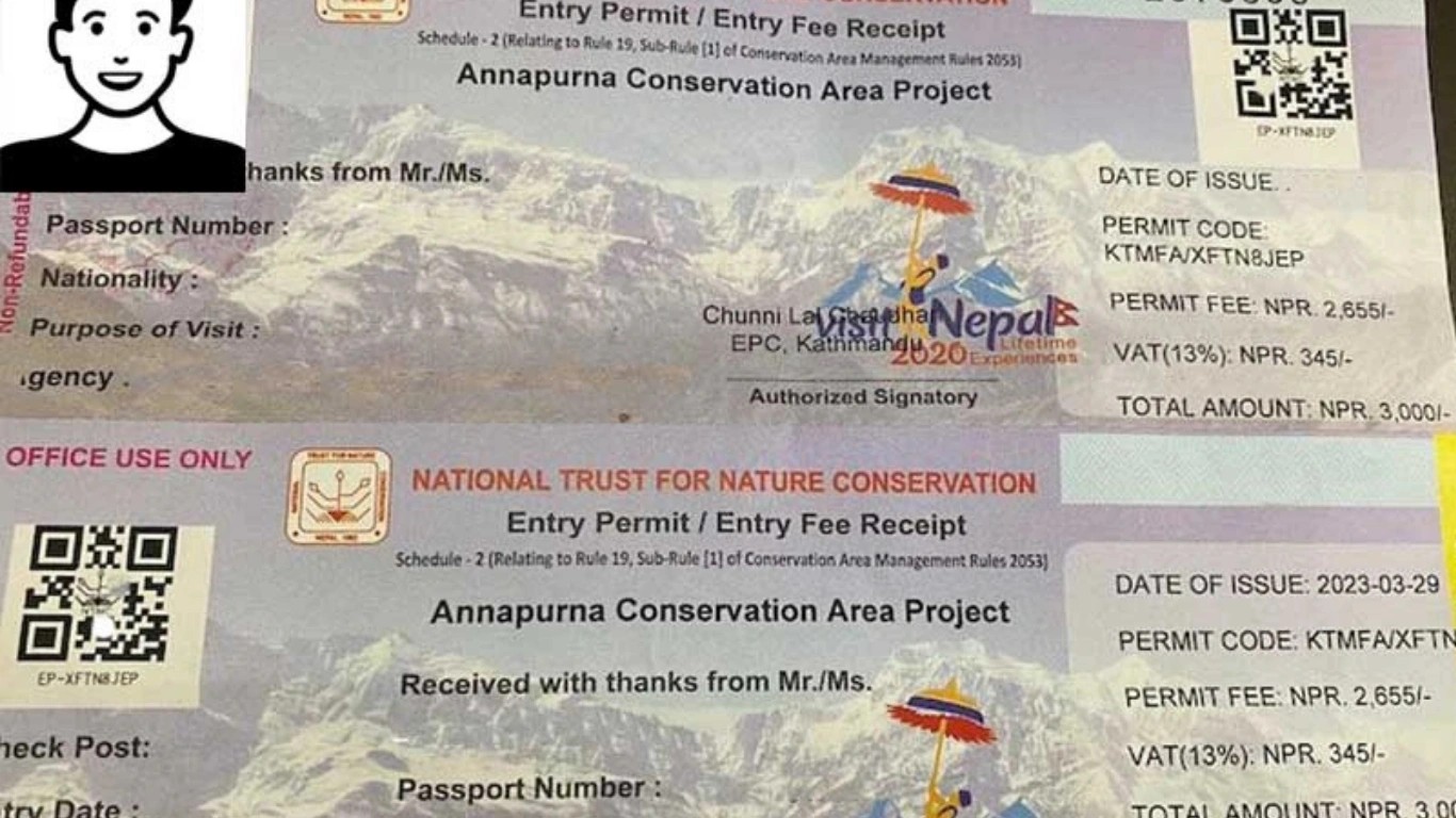 acap permit required to trek annapurna base camp trek