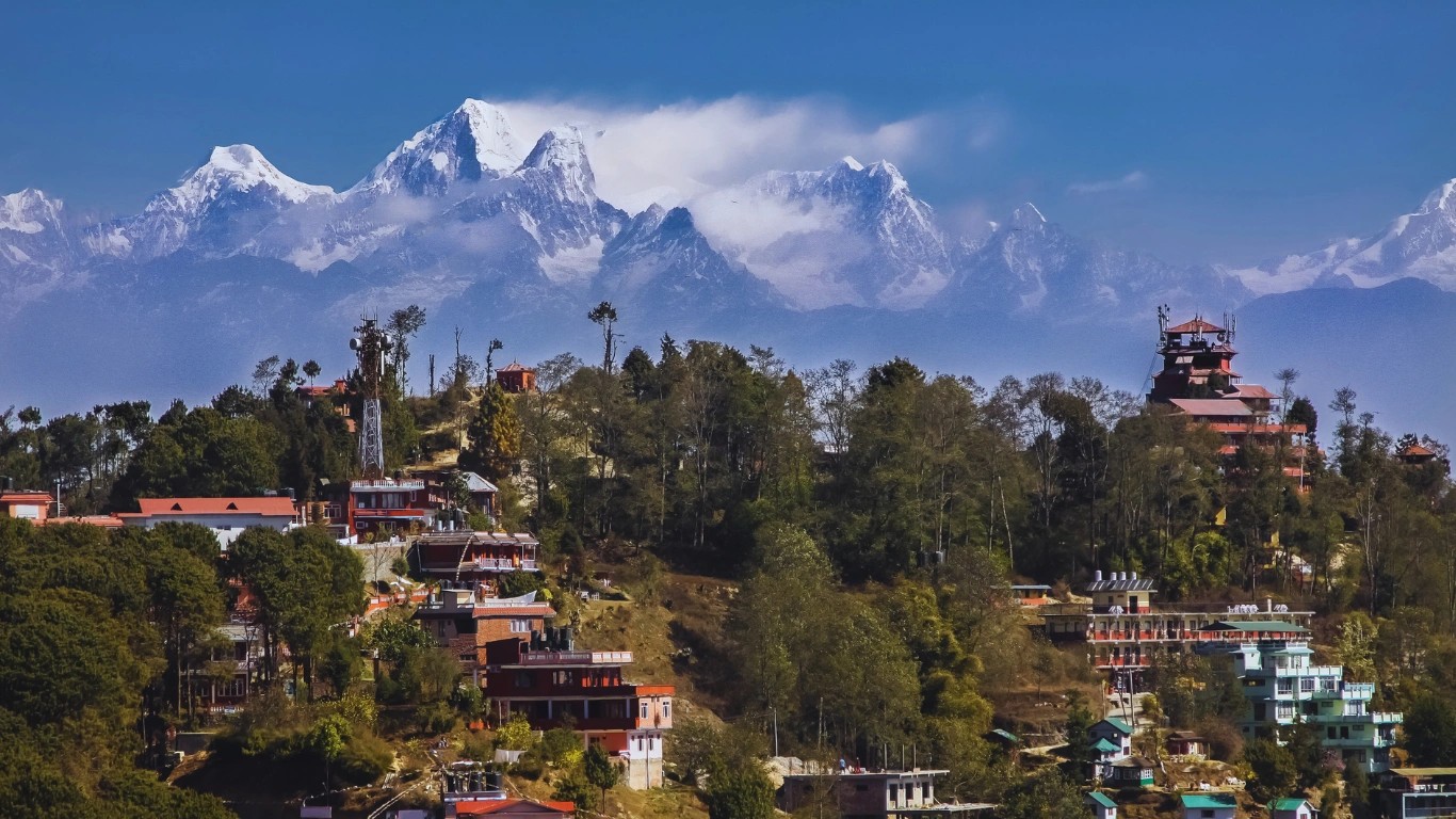 nagarkot elevation of 2175 meters