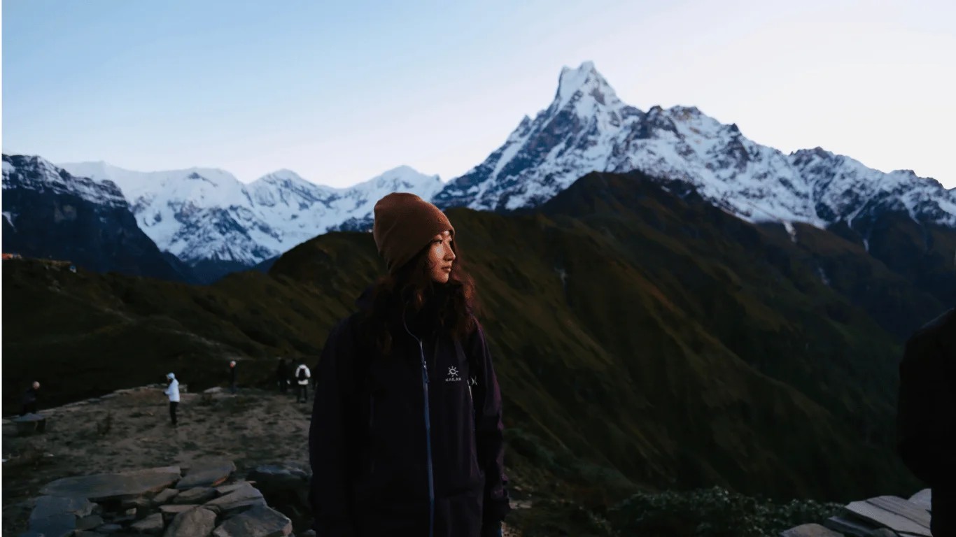 Temperatures at Mardi Himal Base Camp can fall below freezing, particularly in winter and before sunrise. Warm layers and weather-appropriate trekking gear are essential.
