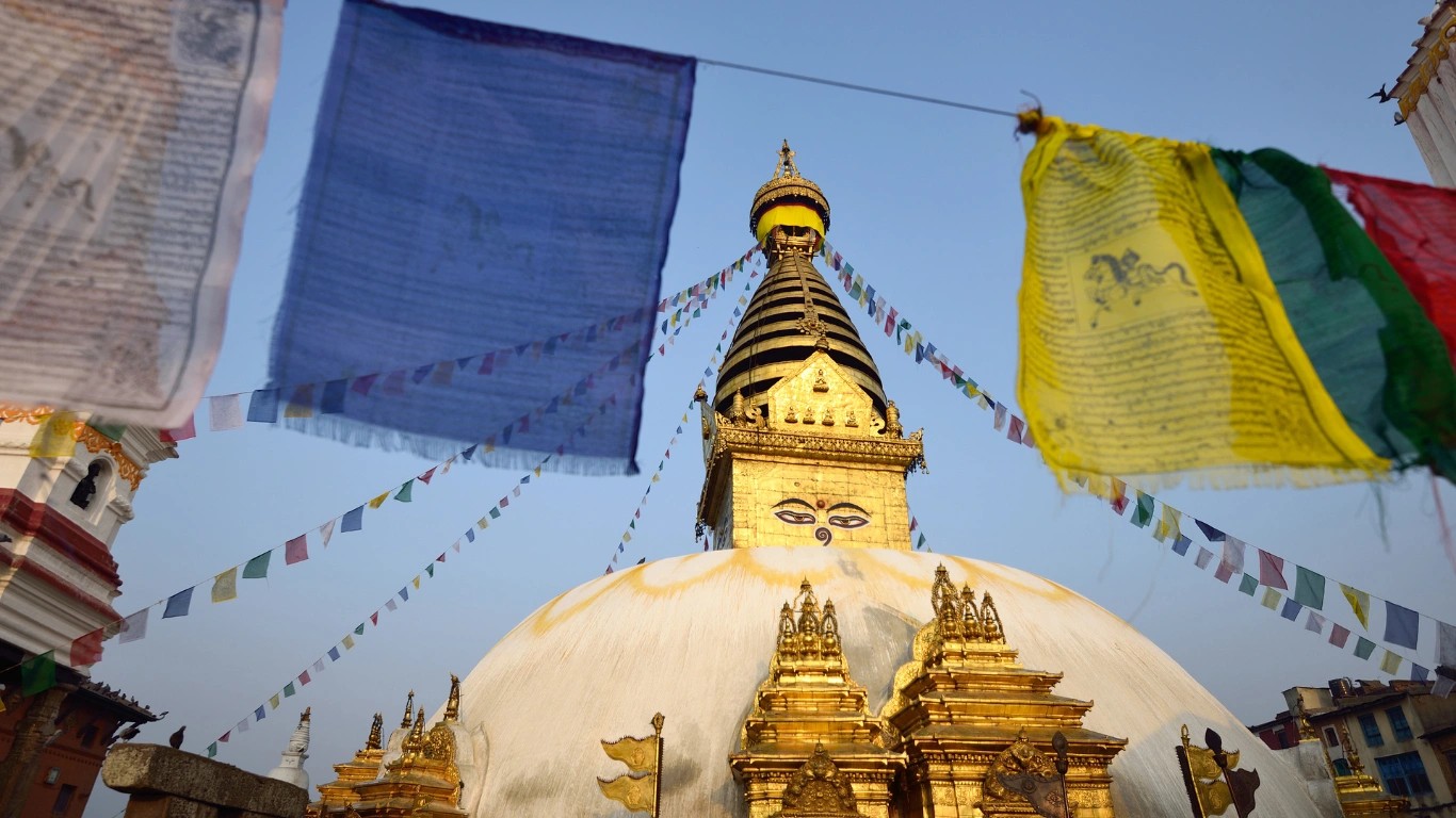 The history of monkey temple