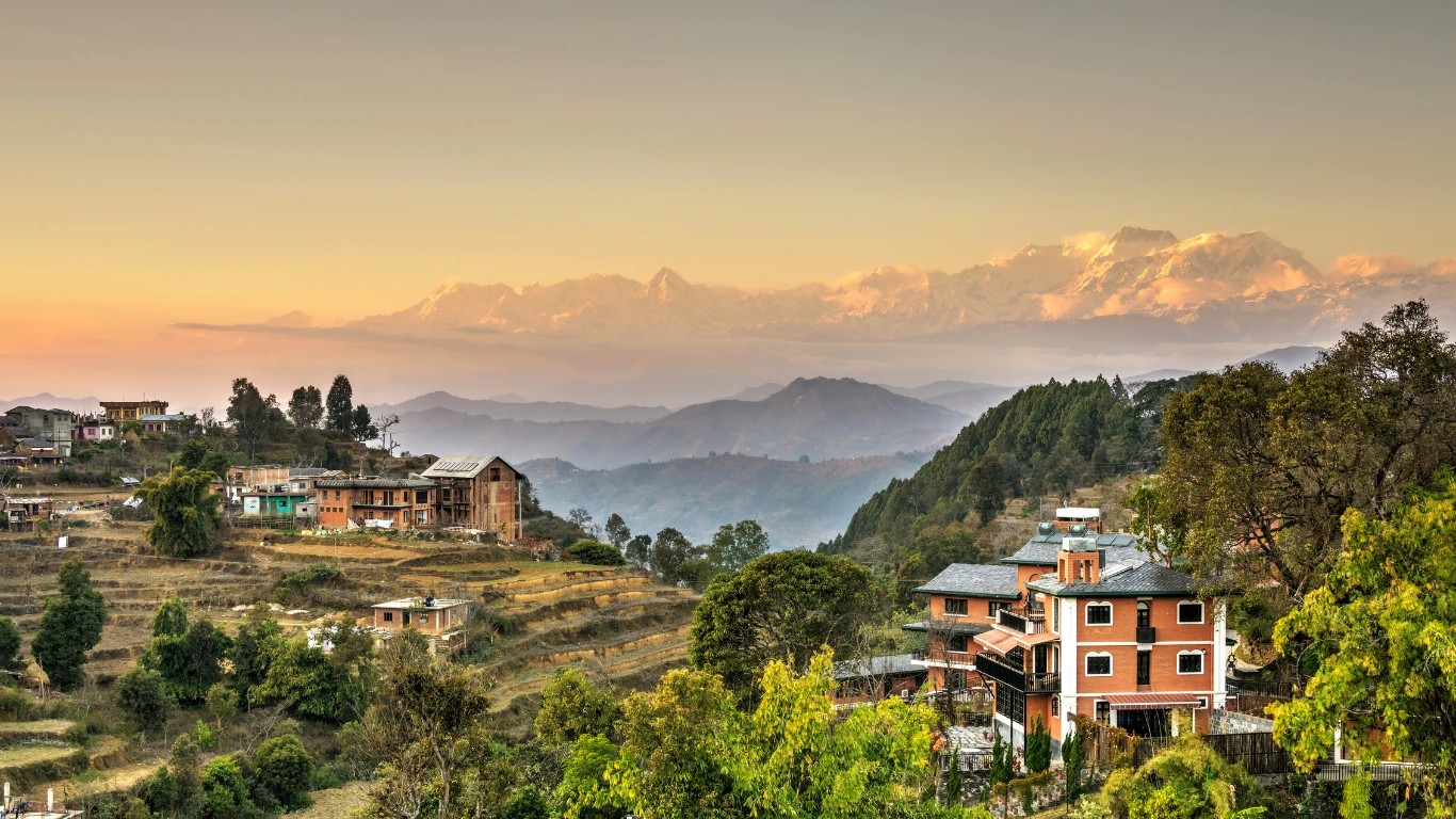 Mountain view from bandipur